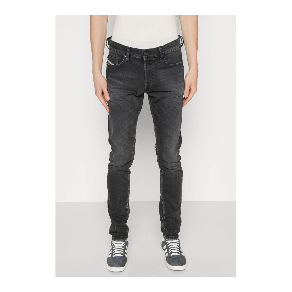 Diesel Black Cotton Men Jeans Diesel