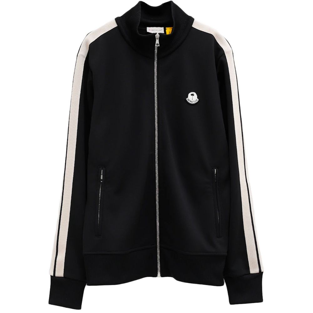 Moncler x Palm Angels Black Polyester Men Sweater Moncler x Palm Angels