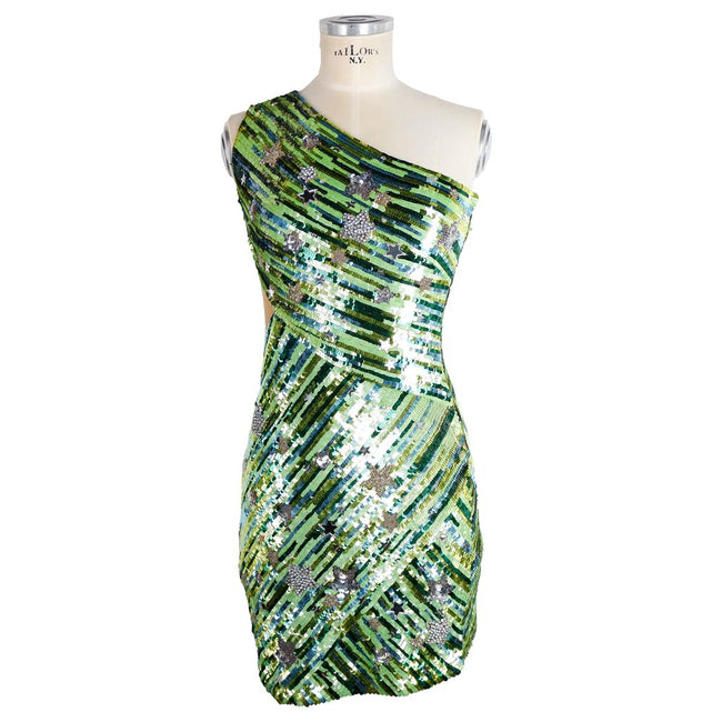 Elisabetta Franchi Green Polyamide Women Dress Elisabetta Franchi