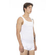 Bikkembergs White Cotton Men's Tank Top Bikkembergs