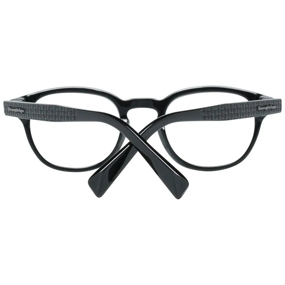 Ermenegildo Zegna Black Men Glasses Frame Ermenegildo Zegna