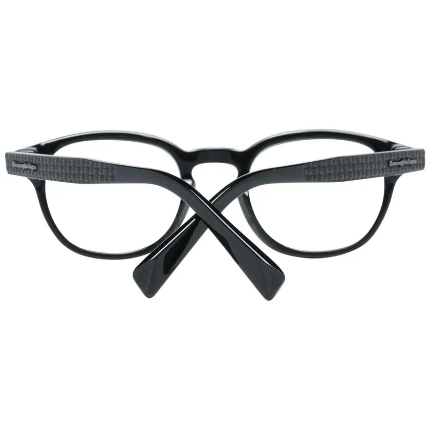 Ermenegildo Zegna Black Men Glasses Frame Ermenegildo Zegna