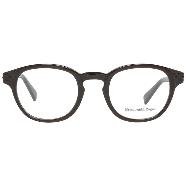 Ermenegildo Zegna Brown Men Glasses Frame Ermenegildo Zegna