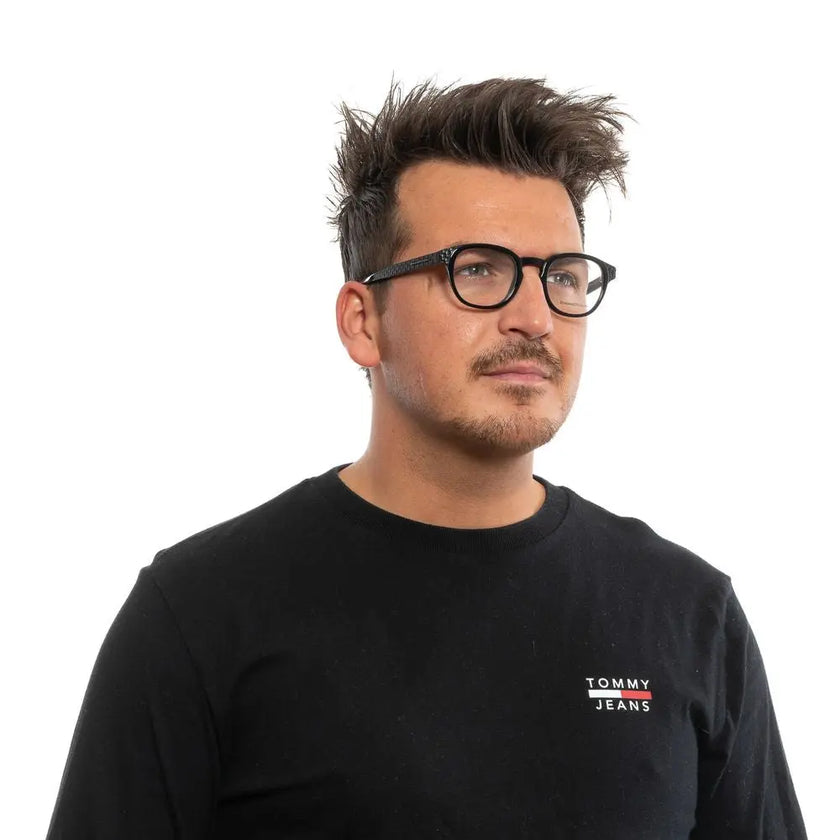 Ermenegildo Zegna Black Men Glasses Frame Ermenegildo Zegna