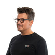 Ermenegildo Zegna Black Men Glasses Frame Ermenegildo Zegna