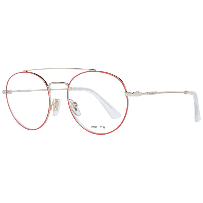 Police Red Men Glasses Frame Police
