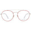 Police Red Men Glasses Frame Police