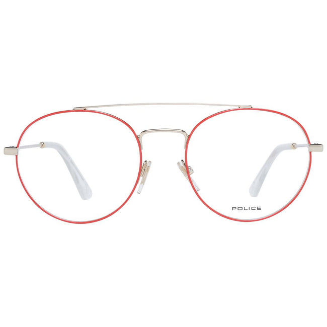 Police Red Men Glasses Frame Police