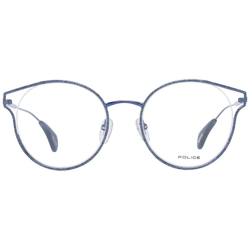 Police Blue Metal & Plastic Glasses (Frames) Police
