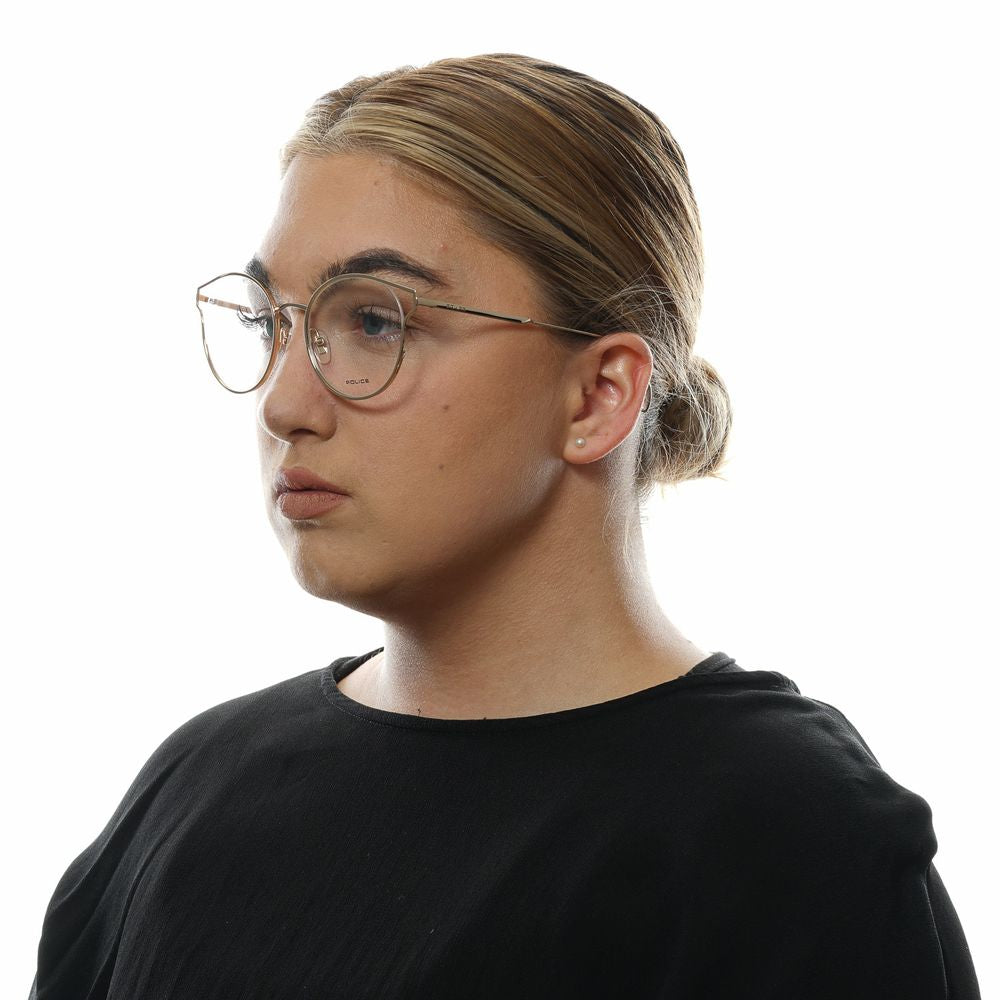 Police Rose Gold Women Glasses Frame Police