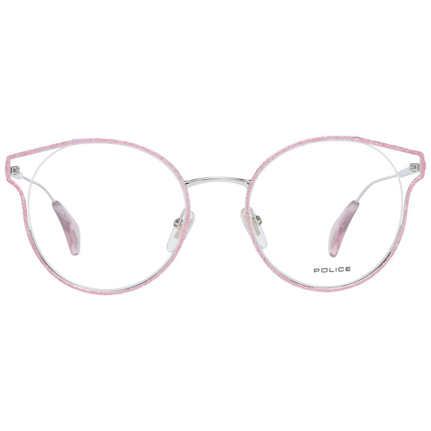 Police Pink Metal & Plastic Glasses (Frames) Police