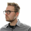Police Gray Men Glasses Frame Police