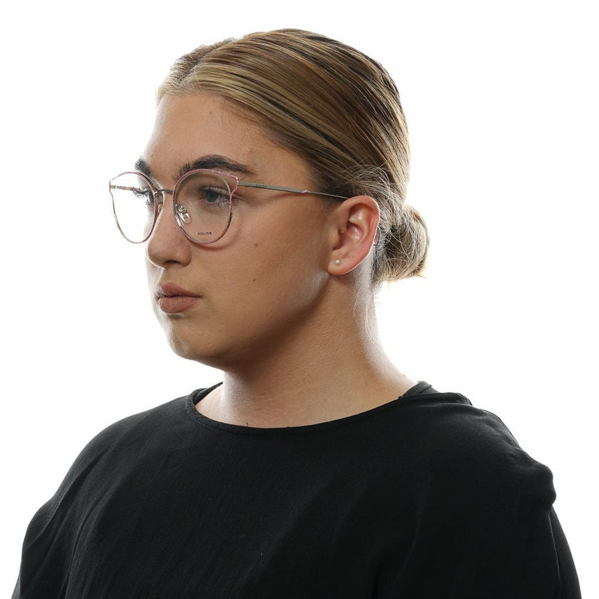 Police Pink Metal & Plastic Glasses (Frames) Police