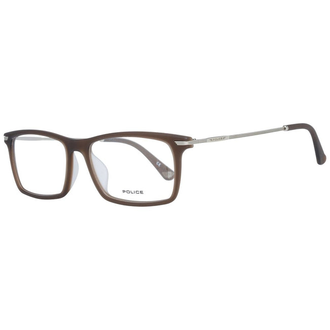 Police Brown Men Glasses Frame Police
