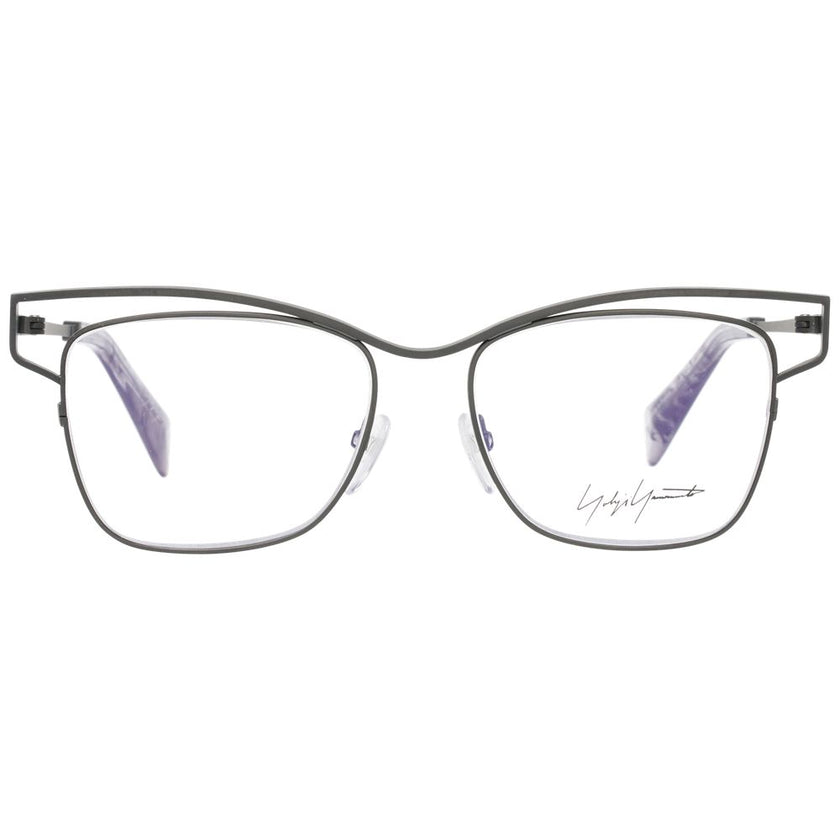 Yohji Yamamoto Gray Titanium Glasses (Frames) Yohji Yamamoto