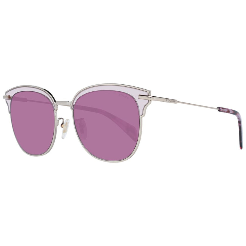 Police Burgundy Metal & Plastic Sunglasses Police