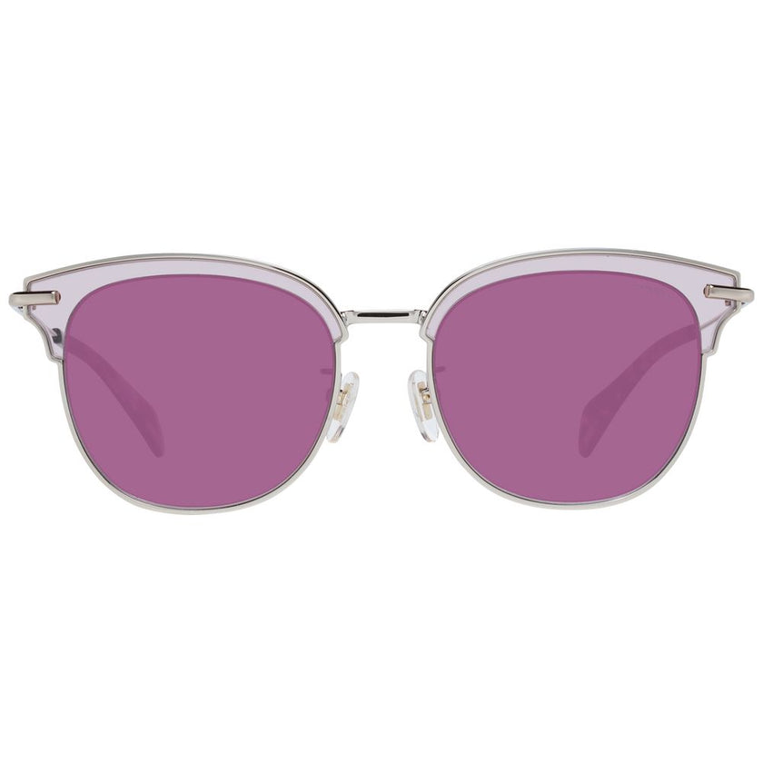 Police Burgundy Metal & Plastic Sunglasses Police