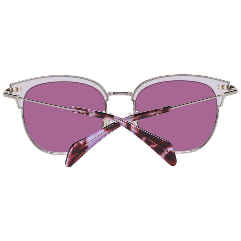 Police Burgundy Metal & Plastic Sunglasses Police