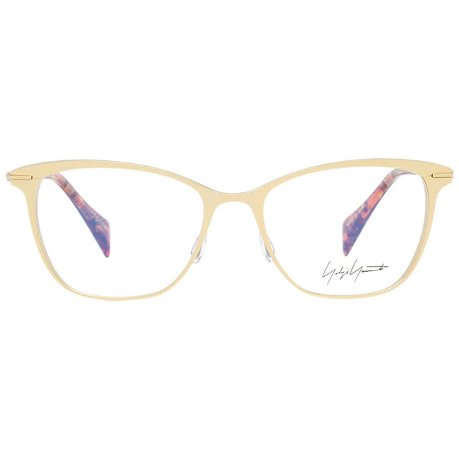 Yohji Yamamoto Gold Women Glasses Frame Yohji Yamamoto