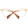 Yohji Yamamoto Gold Women Glasses Frame Yohji Yamamoto
