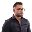 Lozza Black Men Glasses Frame Lozza