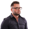 Lozza Brown Men Glasses Frame Lozza