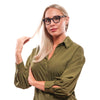 Lozza Blue Unisex Glasses Frame Lozza