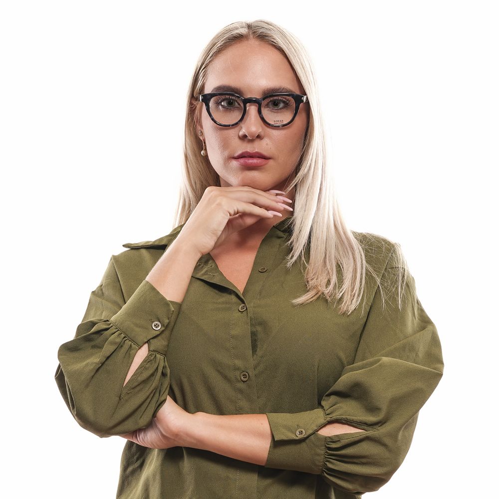 Lozza Black Unisex Glasses Frame Lozza
