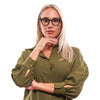 Lozza Black Unisex Glasses Frame Lozza