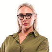 Lozza Black Unisex Glasses Frame Lozza