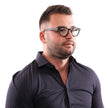 Lozza Black Unisex Glasses Frame Lozza