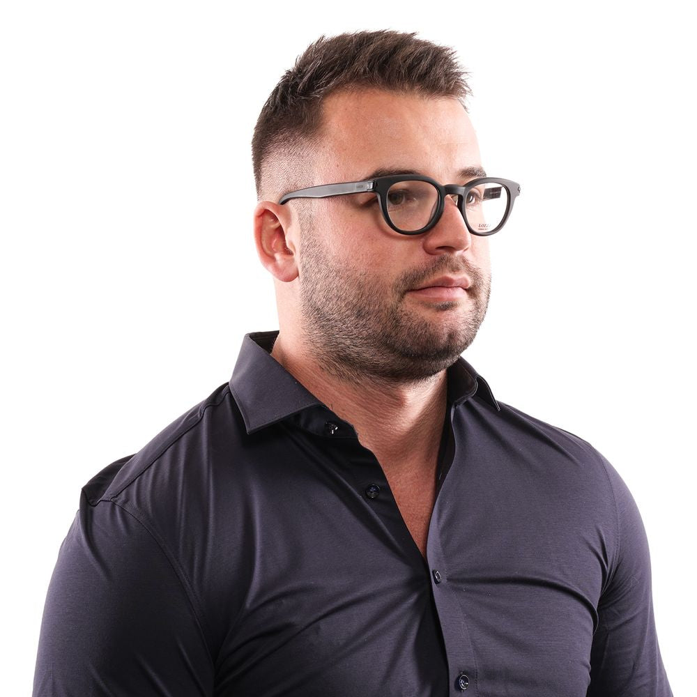 Lozza Black Unisex Glasses Frame Lozza