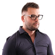Lozza Black Unisex Glasses Frame Lozza