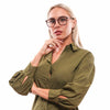 Lozza Brown Unisex Glasses Frame Lozza