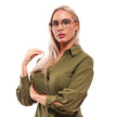 Lozza Yellow Unisex Glasses Frame Lozza