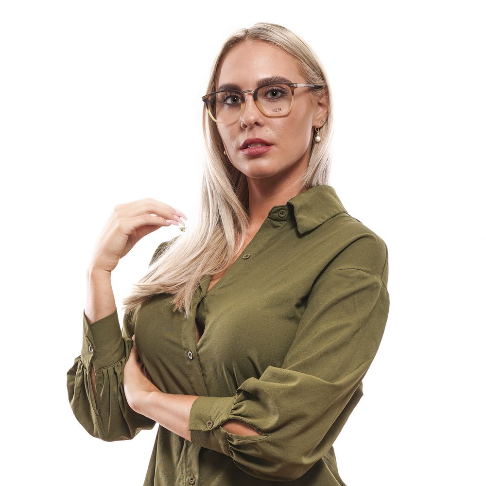 Lozza Yellow Unisex Glasses Frame Lozza