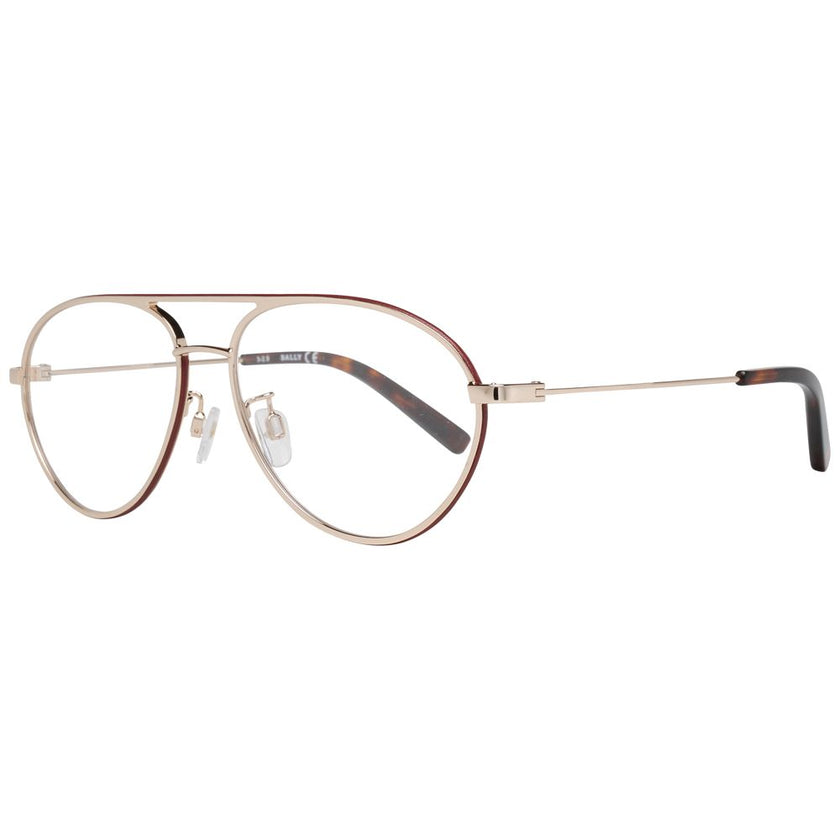 Bally Rose Gold Metal & Plastic Glasses (Frames) Bally
