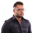Bally Black Men Glasses Frame Bally