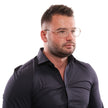 Bally Rose Gold Men Glasses Frame Bally