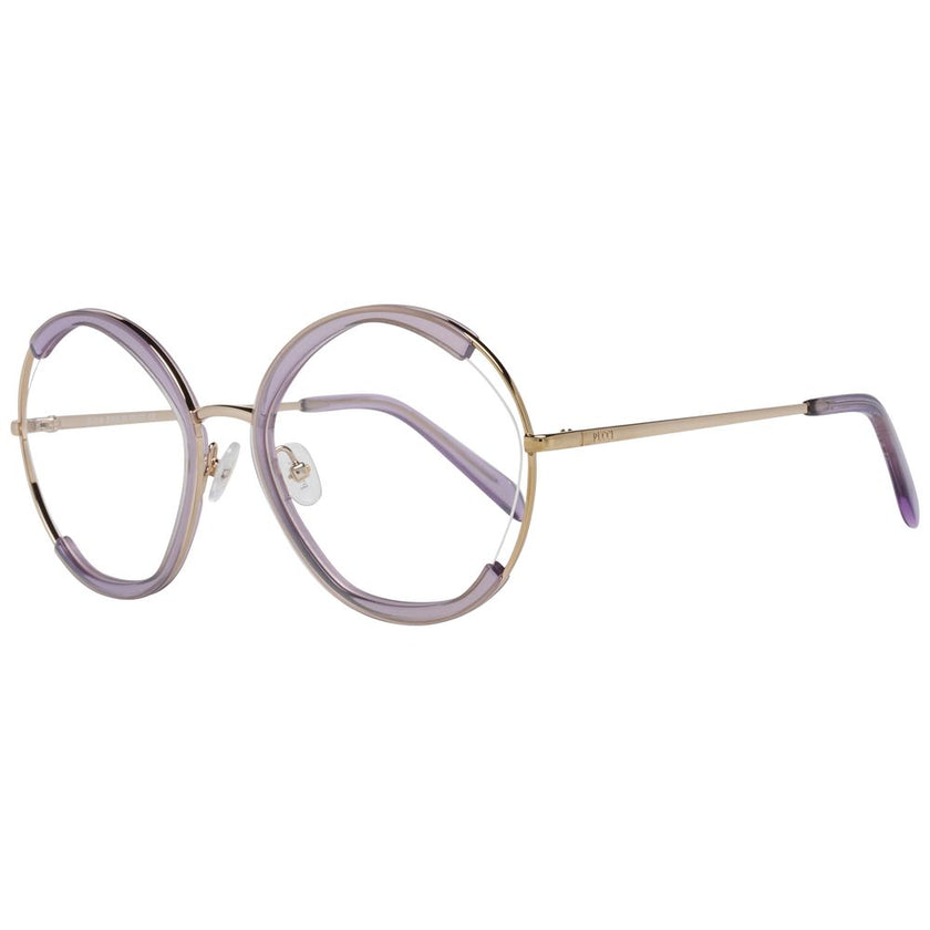 Emilio Pucci Purple Metal & Plastic Glasses (Frames) Emilio Pucci