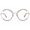 Emilio Pucci Purple Women Glasses Frame Emilio Pucci