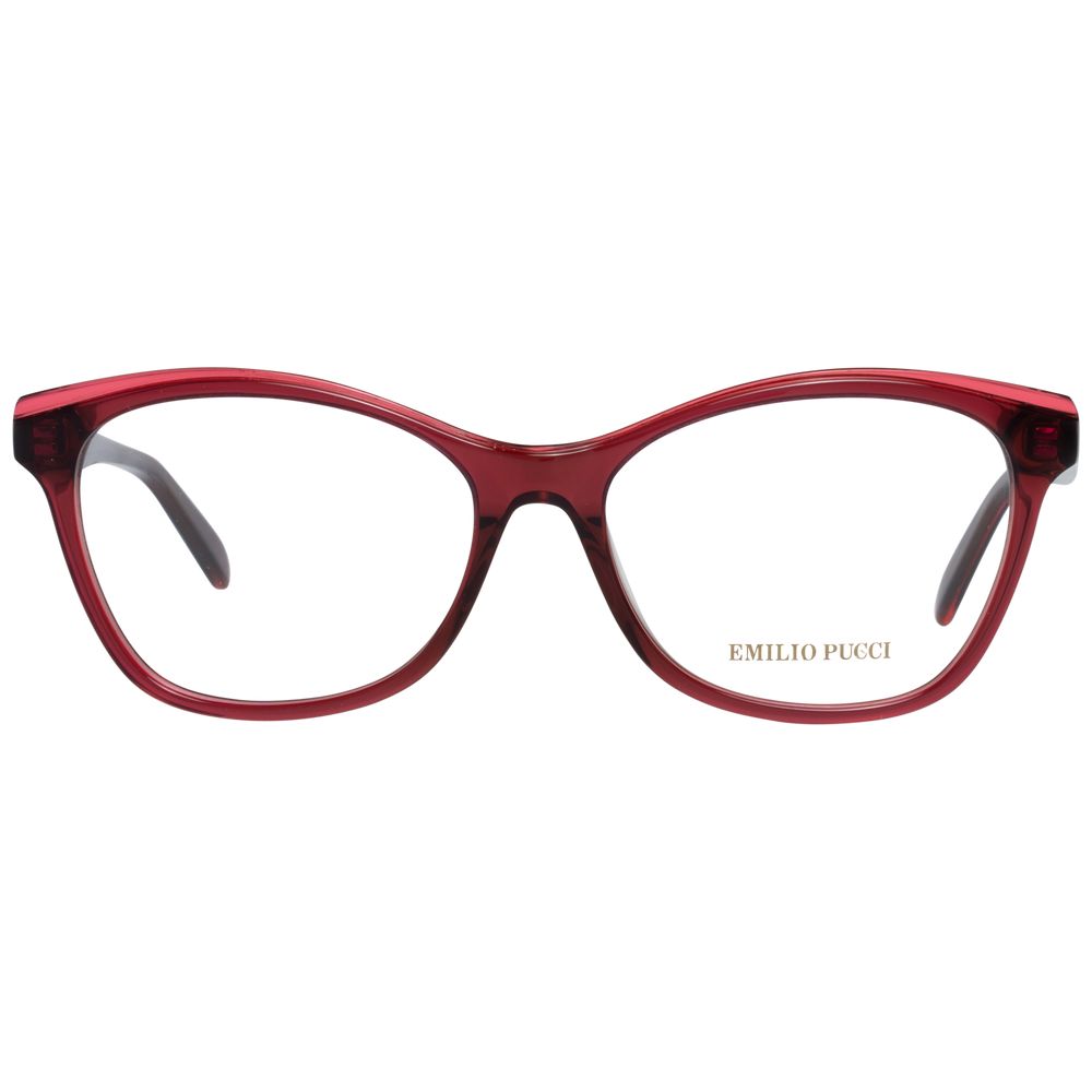 Emilio Pucci Red Women Glasses Frame Emilio Pucci