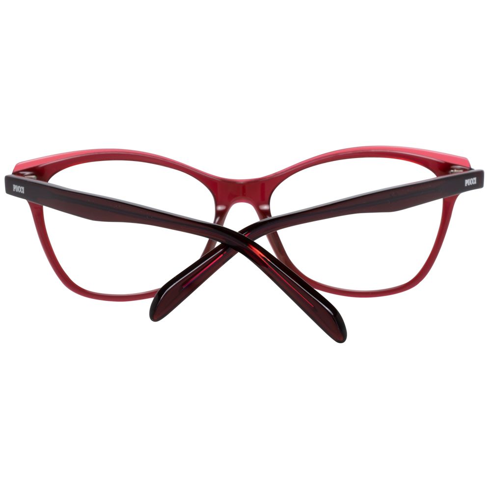 Emilio Pucci Red Women Glasses Frame Emilio Pucci