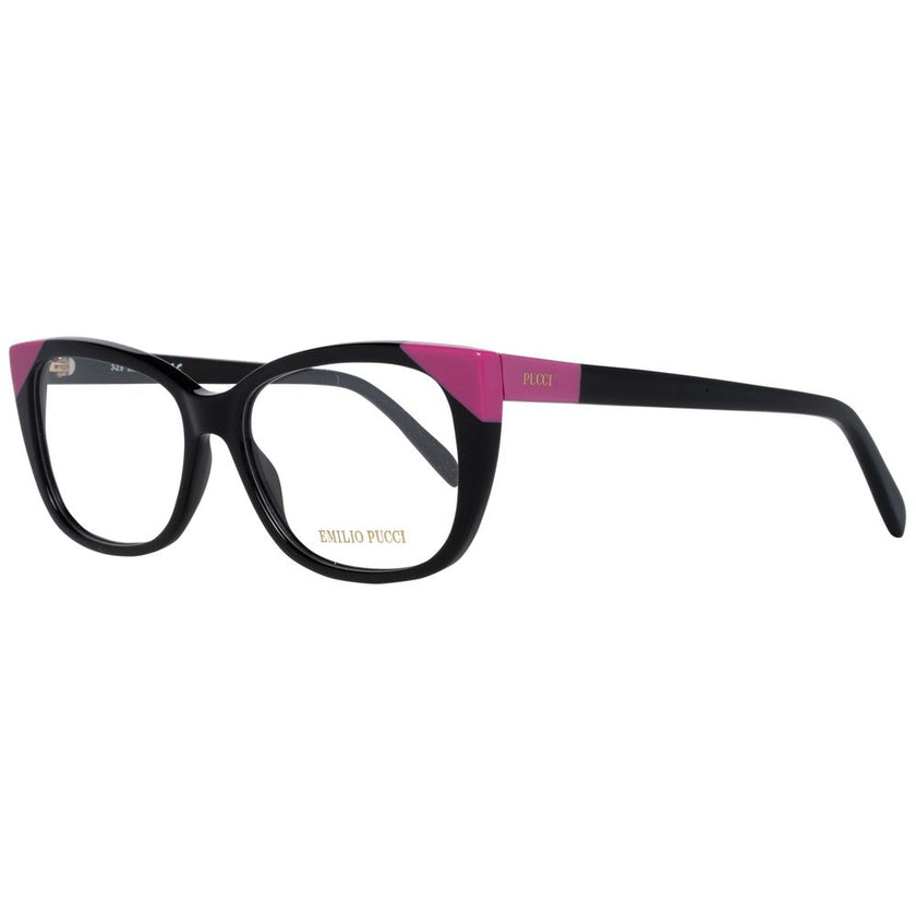 Emilio Pucci Black Plastic Glasses (Frames) Emilio Pucci