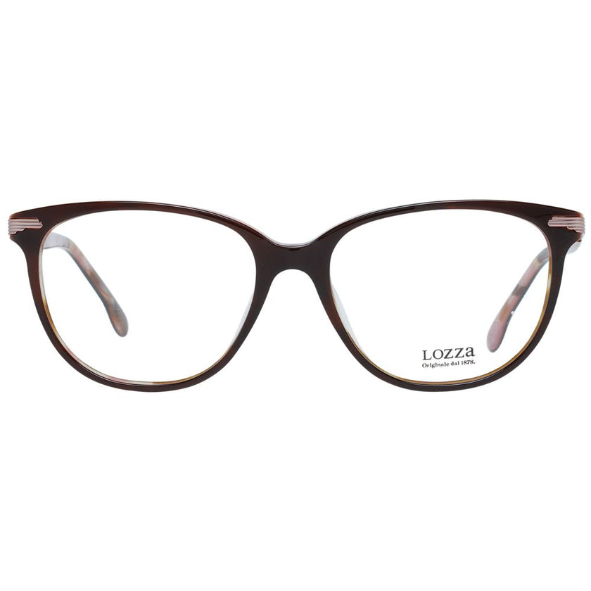 Lozza Brown Plastic Glasses (Frames) Lozza