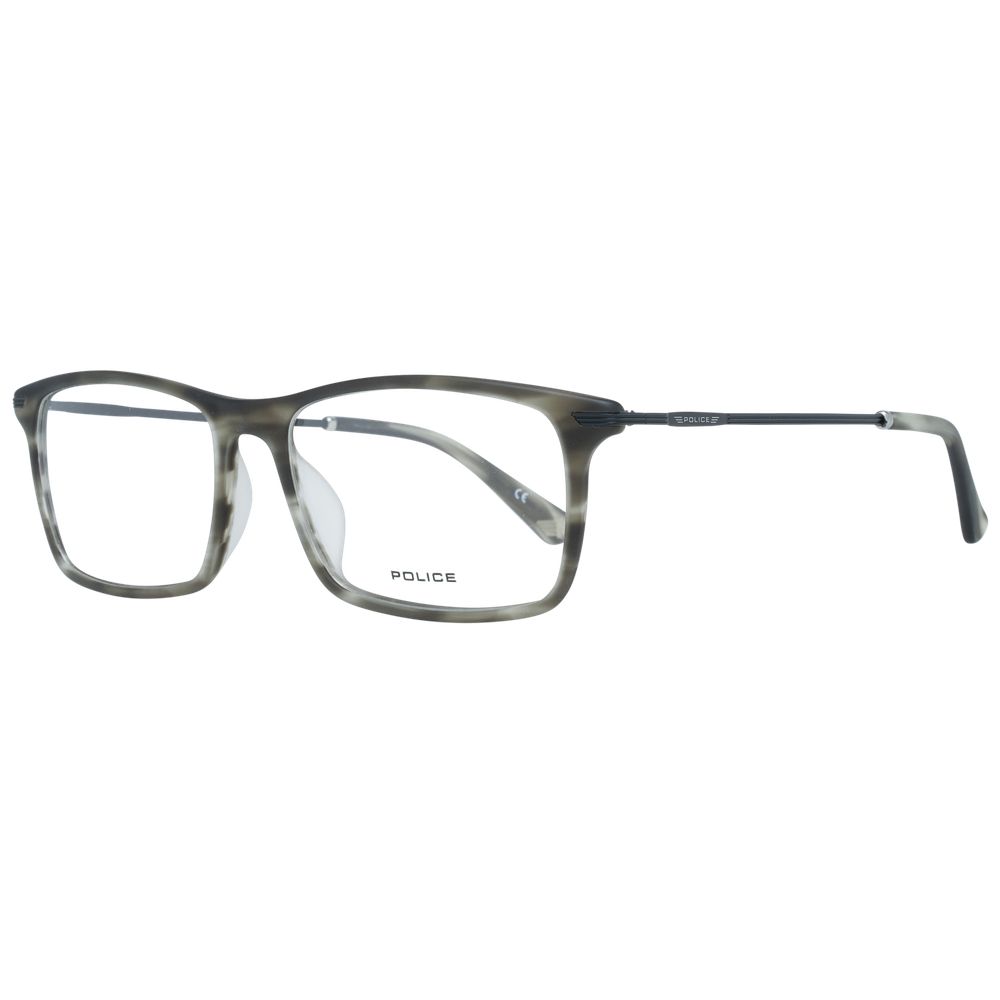 Police Gray Men Glasses Frame Police