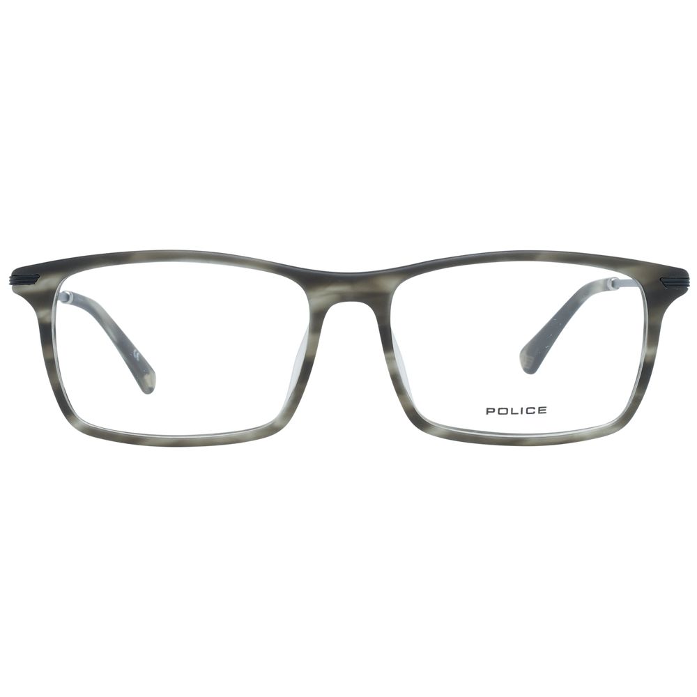Police Gray Men Glasses Frame Police