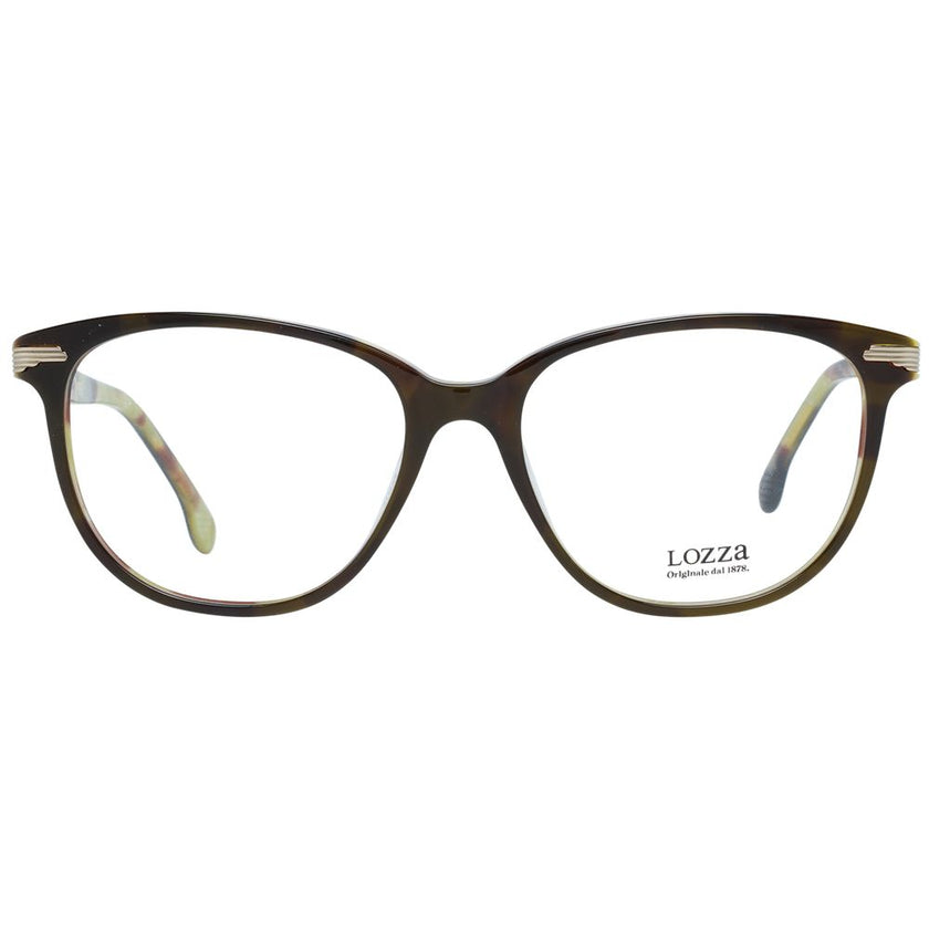 Lozza Brown Plastic Glasses (Frames) Lozza