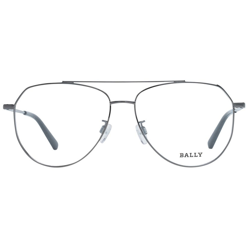Bally Gray Metal Glasses (Frames) Bally