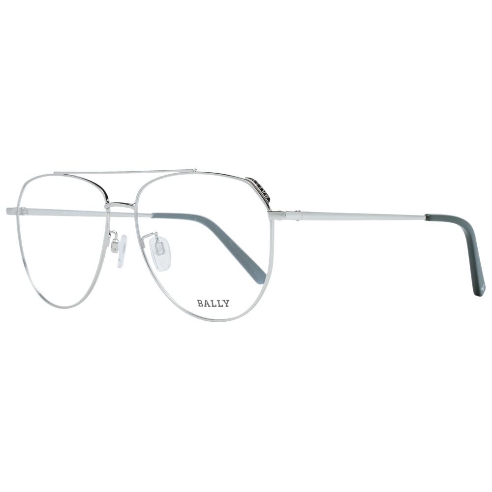 Bally Silver Unisex Glasses Frame Bally